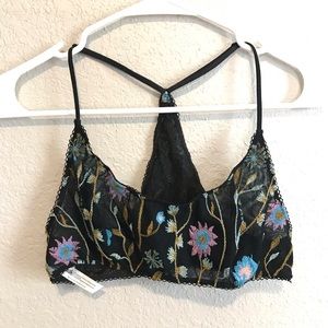 Intimately free people embroidered bralette